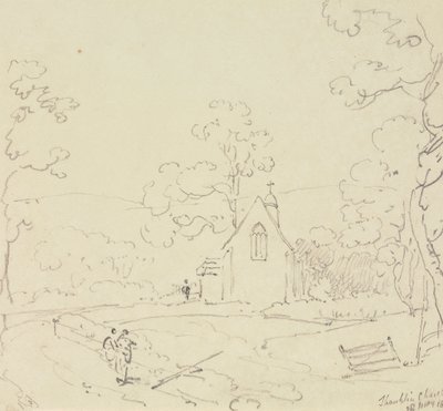 Shanklin Church, Isle of Wight, 28. toukokuuta 1829 tekijältä Capt. Thomas Hastings