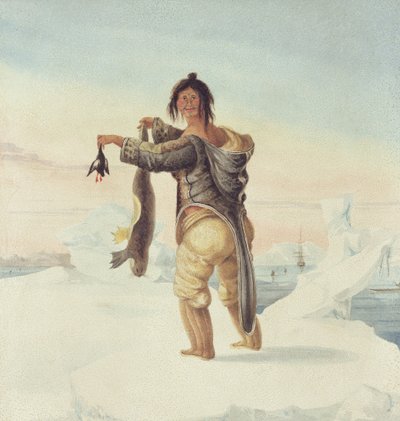 Savage Islands -esquimaux, 1821 tekijältä Captain George Francis Lyon
