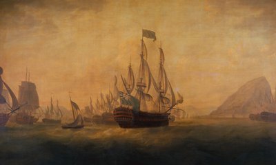 Amiraali Lord Howen Gibraltarin helpotus tekijältä Captain William Elliott