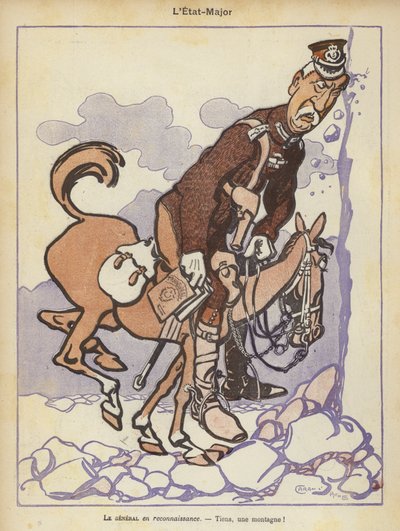 Kuvitus Le Rirelle tekijältä Caran d Ache