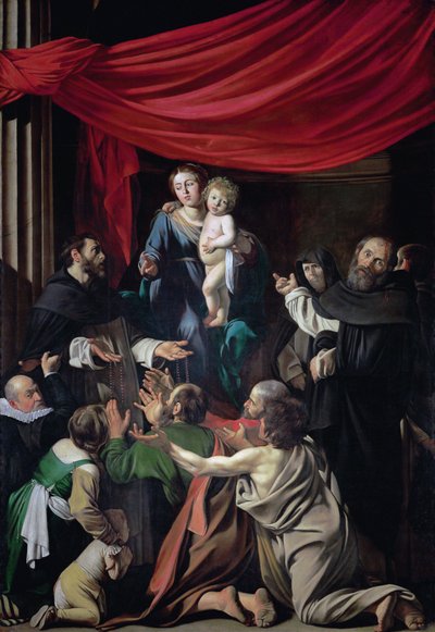 Rukousnauhan Madonna tekijältä Caravaggio