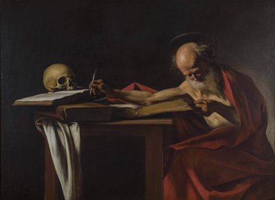 Saint Jerome tekijältä Caravaggio