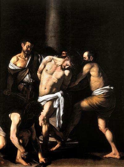 Kristuksen liputus tekijältä Michelangelo Merisi da  Caravaggio