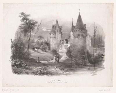 Kasteel Pictura (sarjan nimi esineessä) tekijältä Carel Christiaan Antony Last