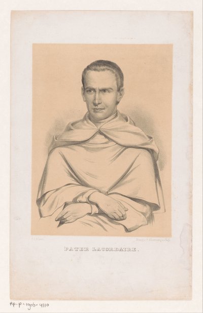 Jean-Baptiste Henri Lacordairen muotokuva tekijältä Carel Christiaan Antony Last