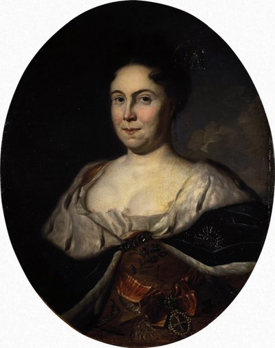 Keisarinna Katariina I:n muotokuva 1684-1727, 1717 tekijältä Carel De Moor