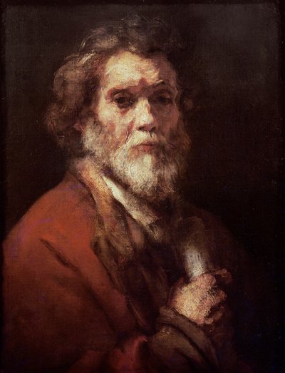 Vanhan miehen pää, n. 1650 tekijältä Carel Fabritius