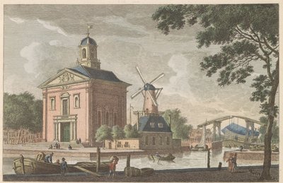 Església anglesa de Rotterdam, cap a 1790 The English Episcopal Church in Rotterdam / L
