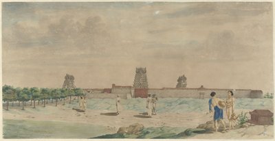 Grote Pagode te Chalembron, Intia tekijältä Carel Frederik Reimer