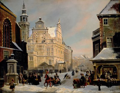 Kaupungintalo, Haag, 1853. tekijältä Carel Jacobus Behr