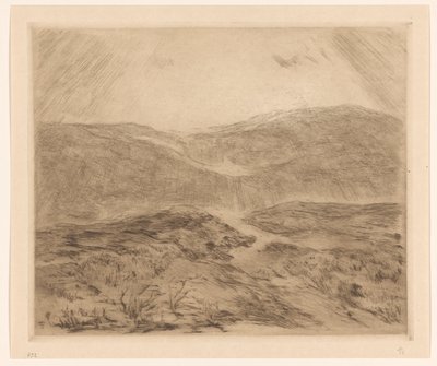 Dyynimaisema auringonsäteillä tekijältä Carel Nicolaas Storm van 