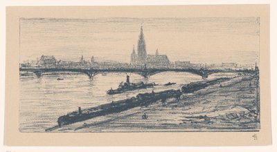 Näkymä Frankfurt am Mainiin tekijältä Carel Nicolaas Storm van 