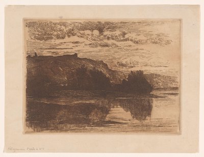 Ruins van kasteel Poilvache Poilvachen rauniot lähellä Dinantia (alkuperäinen nimi) tekijältä Carel Nicolaas Storm van 
