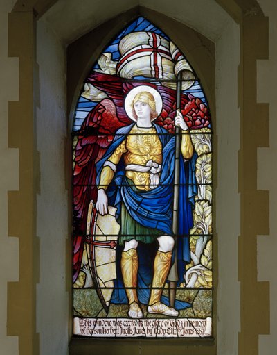 Betws Bledrws, St Bledrws, Shrigley & Hunt (1873-1982), Carl Almquist, St Michael, 1887finn tekijältä Carl Almquist