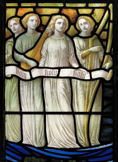 Grappenhall, St Wilfrids, Shrigley & Hunt (1873-1982), Carl Almquist, The Worship Of The Lamb, Angel Musicians, 1886finn tekijältä Carl Almquist