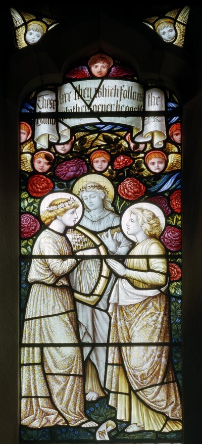 Llantysilio, St Tysilio, Shrigley & Hunt (1873-1982), Carl Almquist, Angel Musicians, 1890 tekijältä Carl Almquist