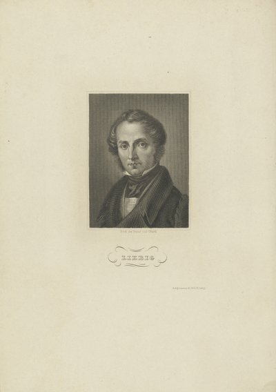 Muotokuva kemisti Justus von Liebigistä, n. 1840. tekijältä Carl Barth