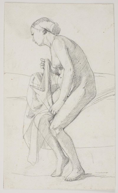 Tutkimukset museon maalaukselle "Jairi datter" (kms835) tekijältä Carl Bloch