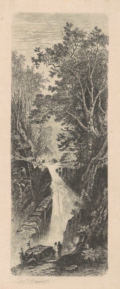 Vesiputous, Cumberland-vuoret tekijältä Carl C. Brenner