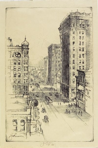Hennepin Avenue Sixth Streetin alapuolella tekijältä Carl Edward Johnson