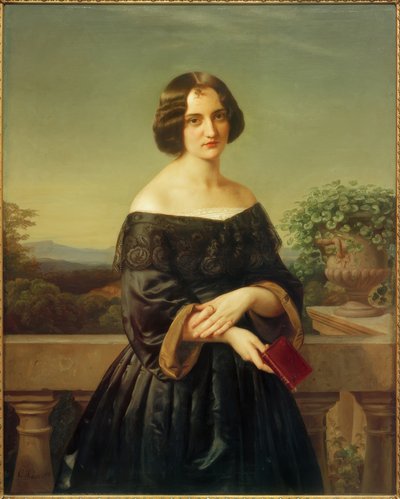 Marie Wiegmann / Carl Ferdinand Sohnin maalaus tekijältä Carl Ferdinand Sohn