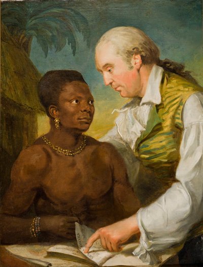 Carl Bernhard Wadströmin (1746-1799) ja prinssi Peter Panahin kaksoiskuva. tekijältä Carl Frederik von Breda