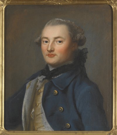 Kreivi Georg Magnus Sprengtporten, homme politique suedois, finlandais et russe - Muotokuva kreivi Georg Magnus Sprengtportenista (1740-1819), Brander, Carl Fredrich (1705-1779). Öljy kankaalle, 1700-luvun toinen puolisko. Mitat: 60x50 cm. kansallista musi tekijältä Carl Fredrich Brander