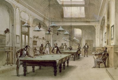 Biljardisali, 1861 tekijältä Carl Friedrich Heinrich Werner