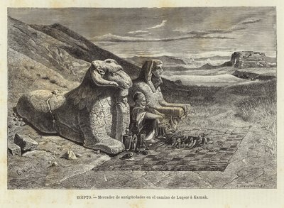 Antiikkikauppias matkalla Luxorista Karnakiin tekijältä Carl Friedrich Heinrich Werner