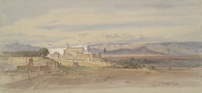 Roomalainen maisema San Giovannin kanssa Lateranossa tekijältä Carl Friedrich Heinrich Werner