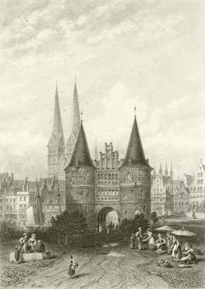 Holsteinin portti, Lyypekki tekijältä Carl Friedrich Heinrich Werner