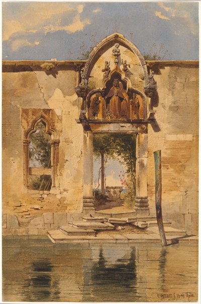 Madonna della Misericordian portaali kanavalta tekijältä Carl Friedrich Heinrich Werner