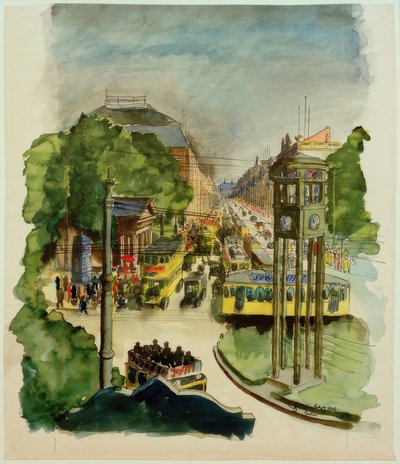 Carl Grossberg, Potsdamer Platz tekijältä Carl Grossberg