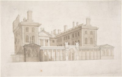 Vanha amiraliteetti Lontoossa tekijältä Carl Gustav Carus