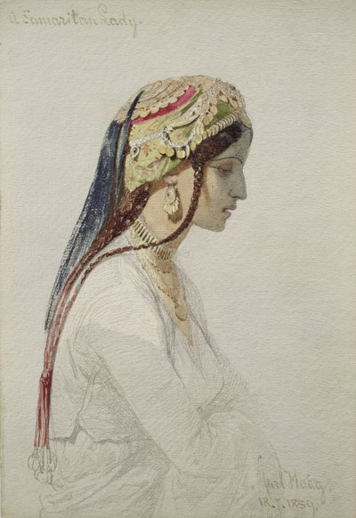 Samarialainen nainen, 1859 tekijältä Carl Haag