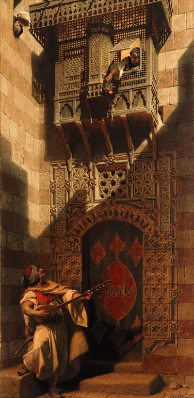 Serenade Kairossa; Serenata Kairossa, 1893 tekijältä Carl Haag