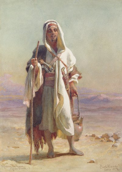 Nuori Bedawee Siinailta, 1873 tekijältä Carl Haag