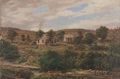 Klappenbach Ranch lähellä Johnson Cityä, Texas tekijältä Carl Hermann Frederick Lungkwitz
