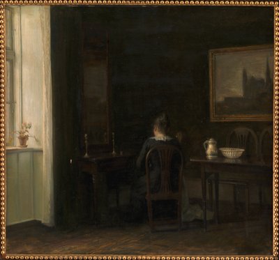Sisustus taiteilijan vaimon Emilie Heisen kanssa tekijältä Carl Holsoe