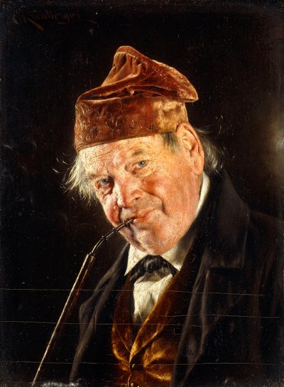 Mies putken kanssa, tekijältä Carl Kronberger
