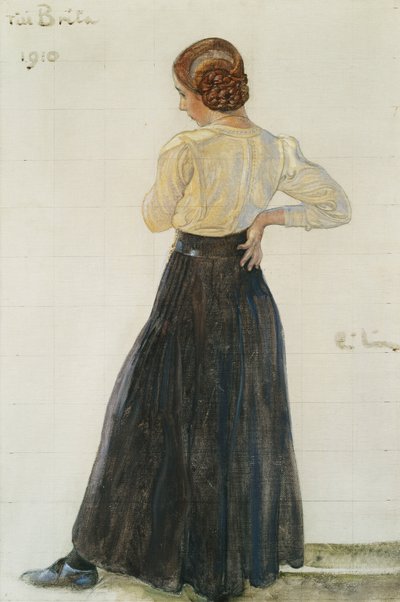 Brita, 1910 tekijältä Carl Larsson