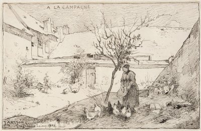 Ranskalainen maatila tekijältä Carl Larsson