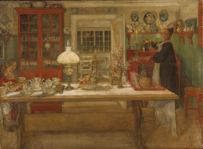 Valmistautuminen peliin tekijältä Carl Larsson