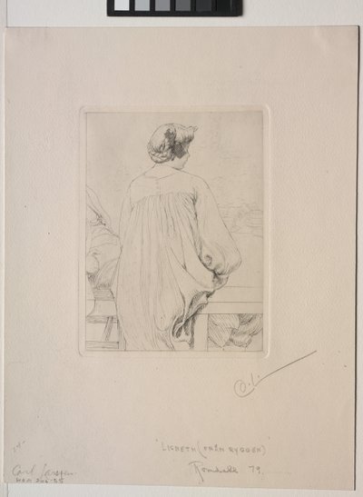 Lisbeth, takaa katsottuna tekijältä Carl Larsson
