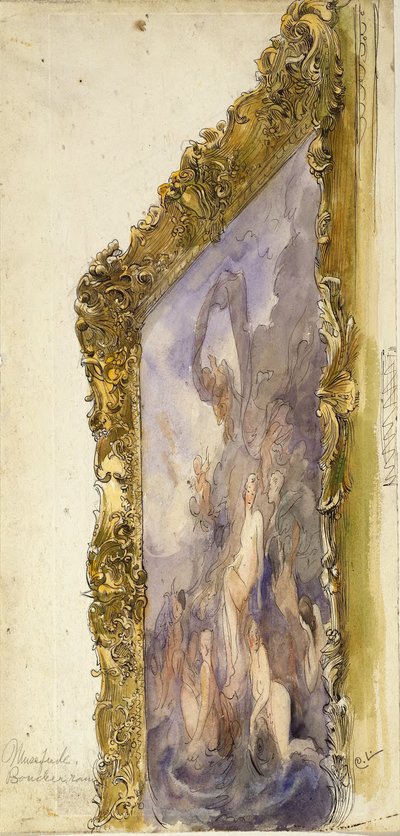 Lovisa Ulrika-Fresko. Triumph der Venus tekijältä Carl Larsson