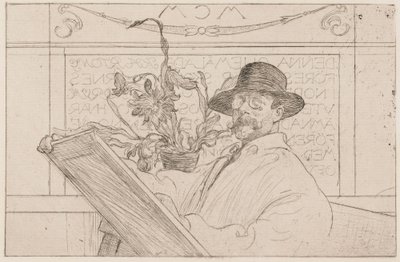 Omakuva tekijältä Carl Larsson
