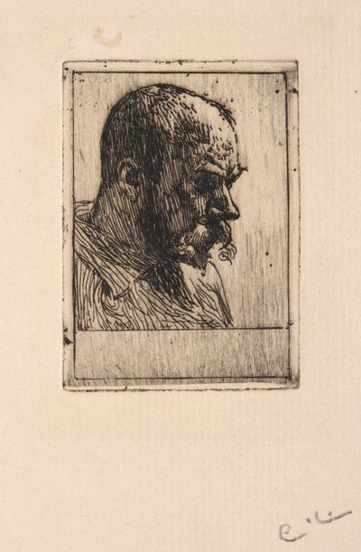 Omakuva maalaritakissa tekijältä Carl Larsson