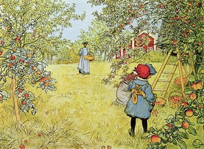 Omenan sato tekijältä Carl Larsson