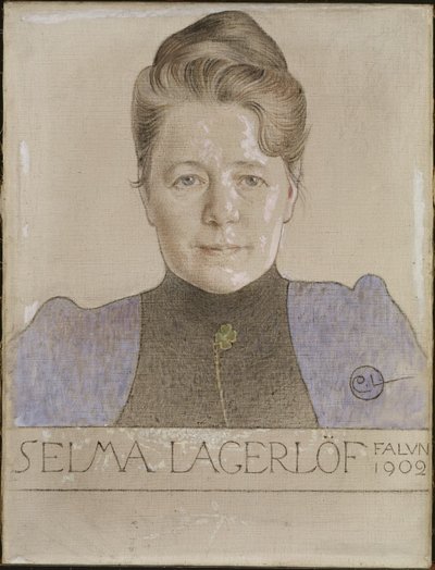 Kirjailija Selma Lagerlöf tekijältä Carl Larsson