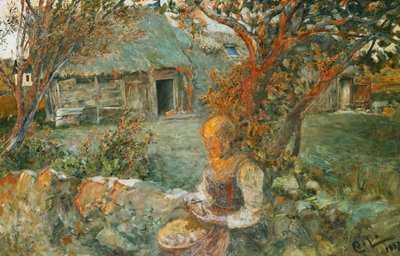 Viimeiset säteet; Viimeiset säteet, 1887-90 tekijältä Carl Larsson